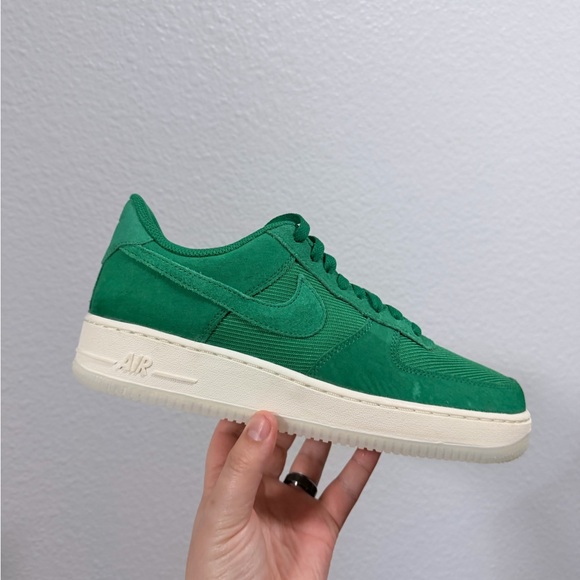 Nike Other - Nike Men’s Air Force 1 Low Green Suede Sneakers